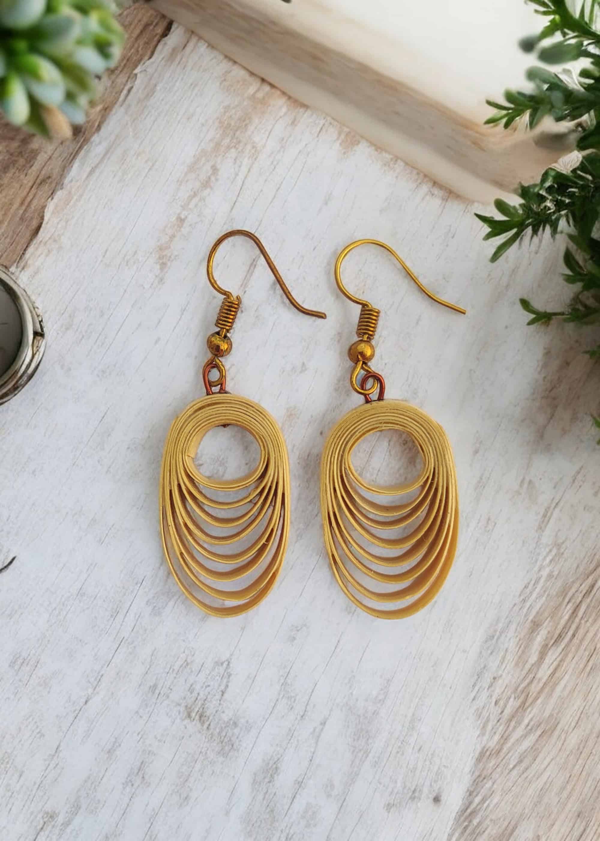 Layered Bamboo Earrings